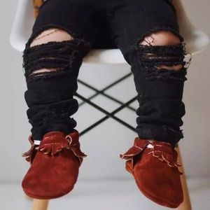 Toddler Black Distressed Jeans